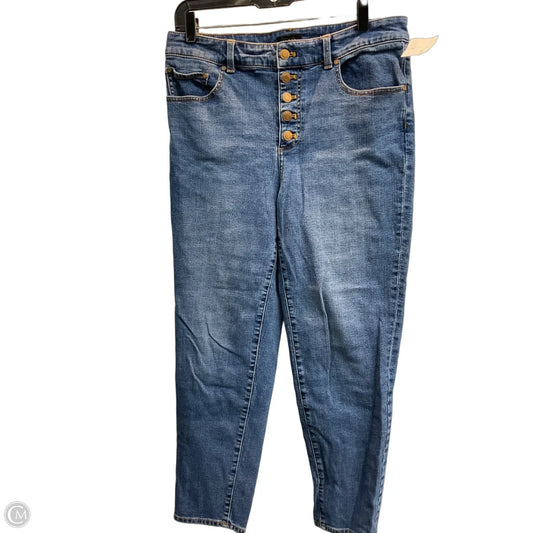Jeans Straight By Talbots In Blue, Size: 8