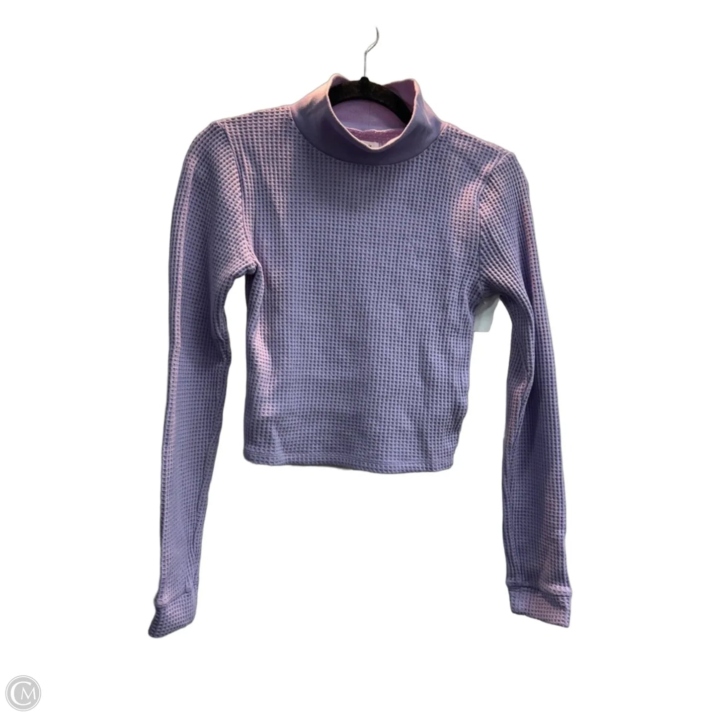 Top Long Sleeve By Aerie In Purple, Size: M