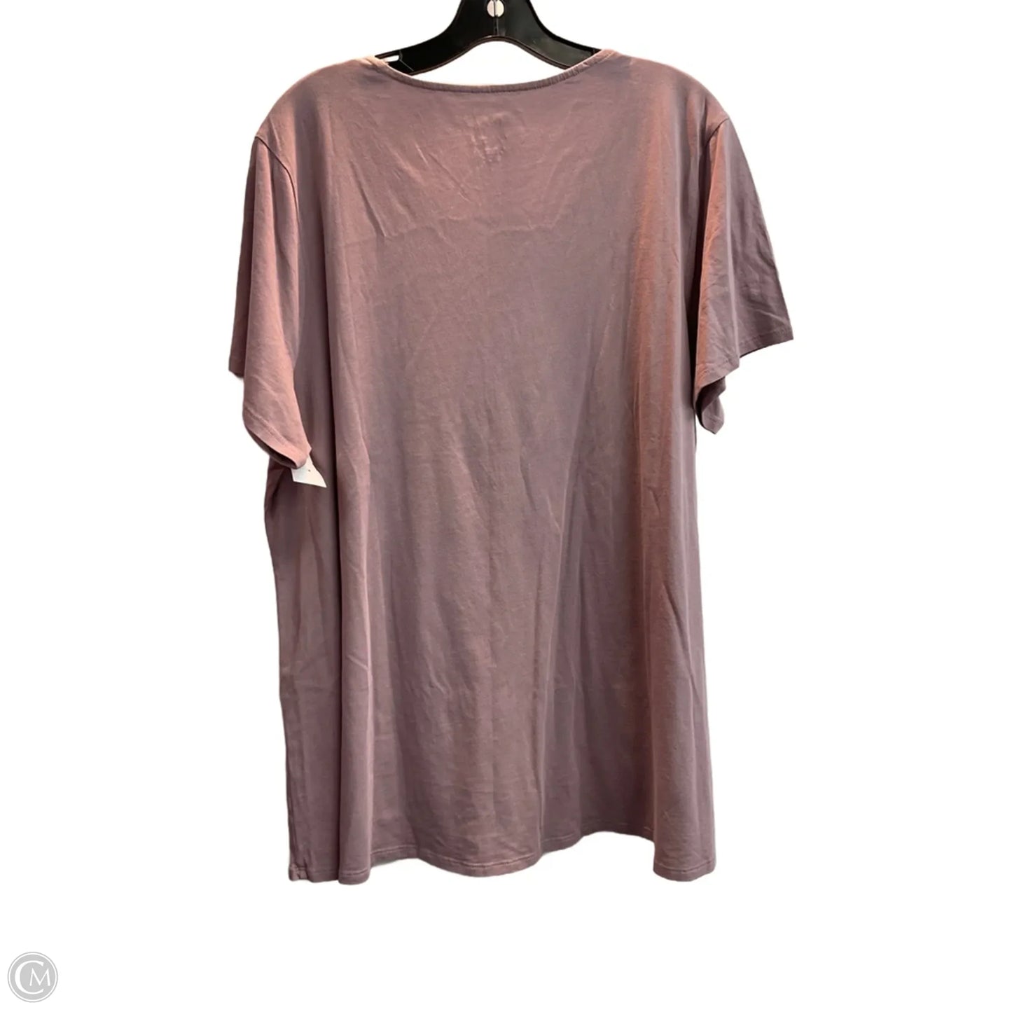 Top Short Sleeve Basic By Pure Jill In Purple, Size: 2x