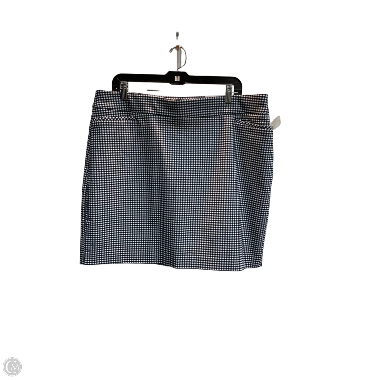 Skort By Chicos In Checkered Pattern, Size: Xl