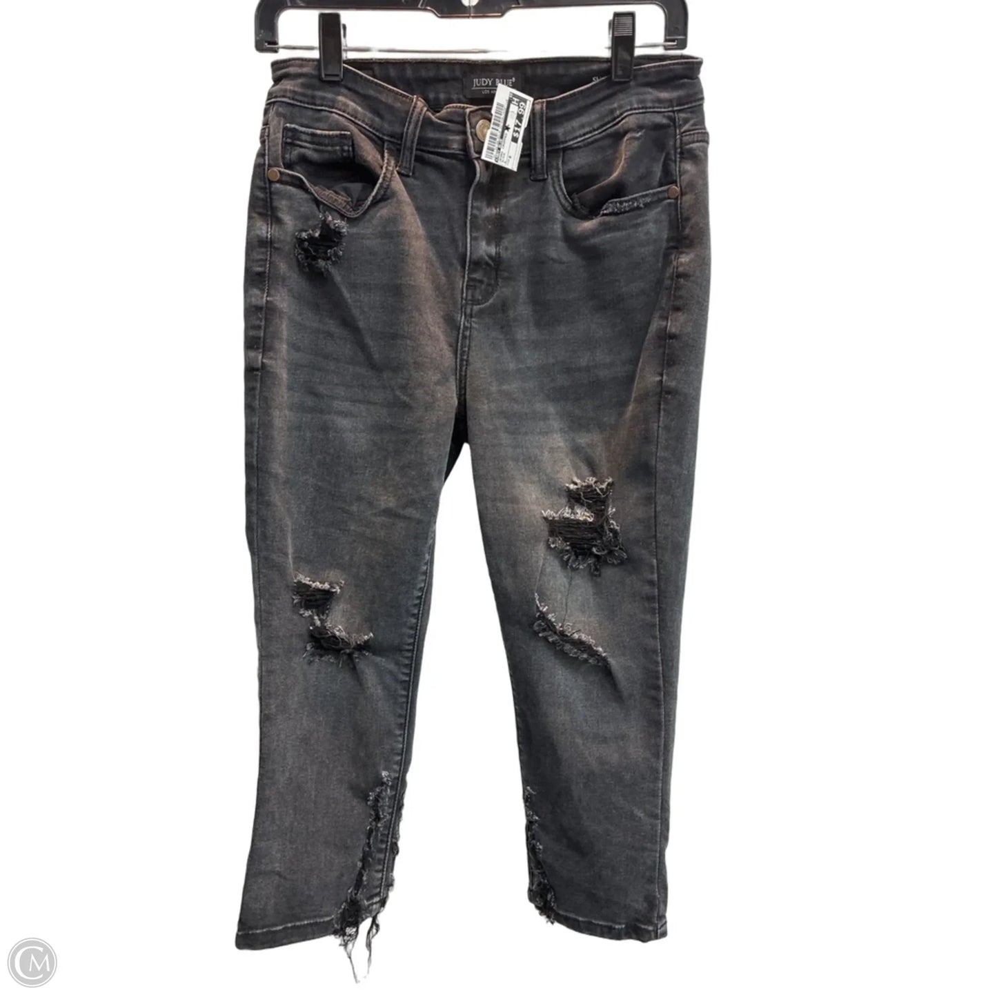 Jeans Cropped By Judy Blue In Black, Size: 8