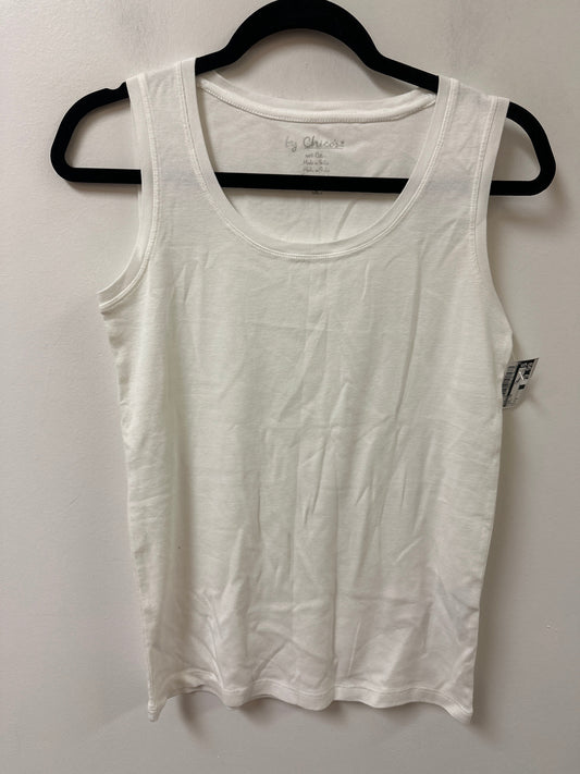 Tank Top By Chicos In White, Size:S