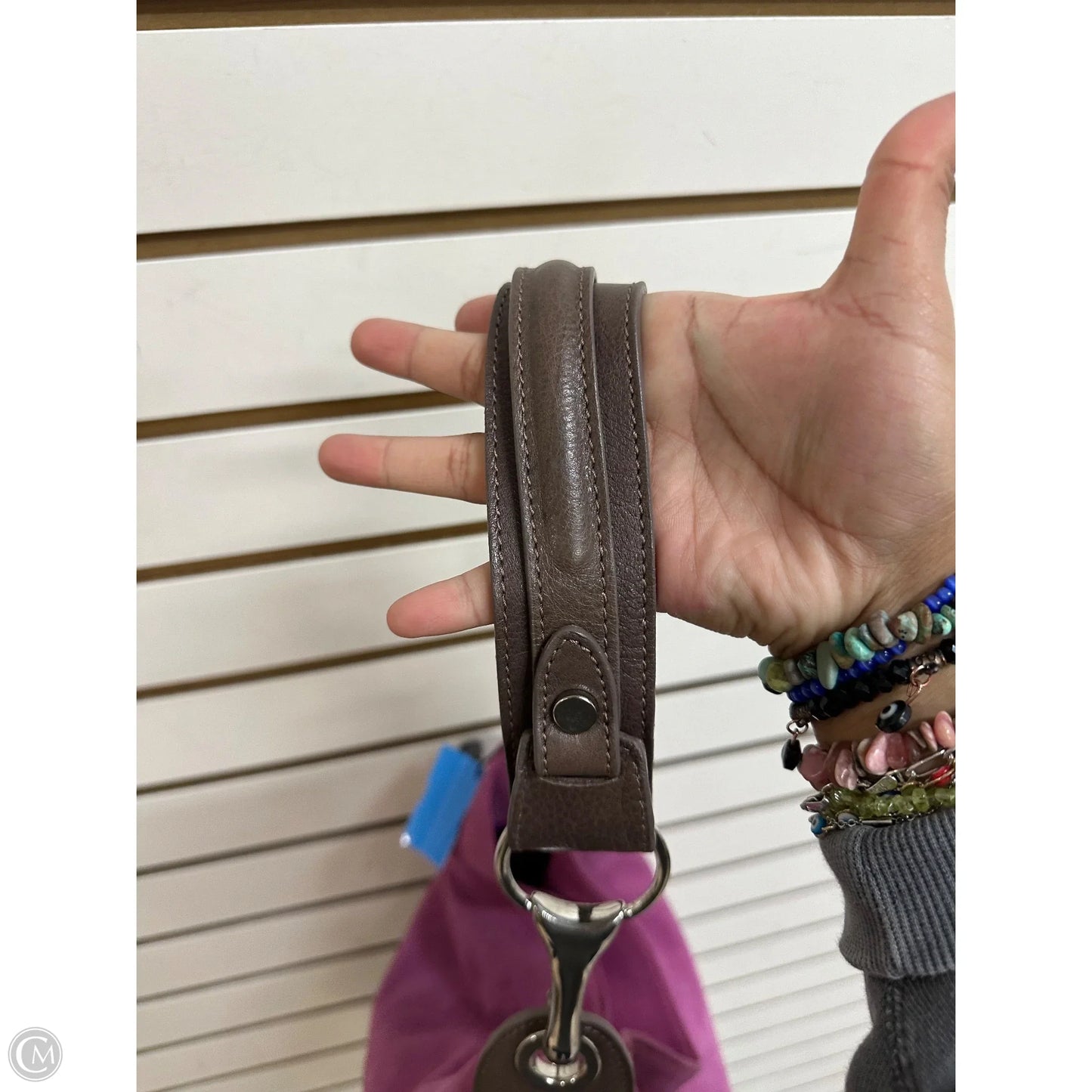 Handbag Leather By Melé Luxury, Size: Large