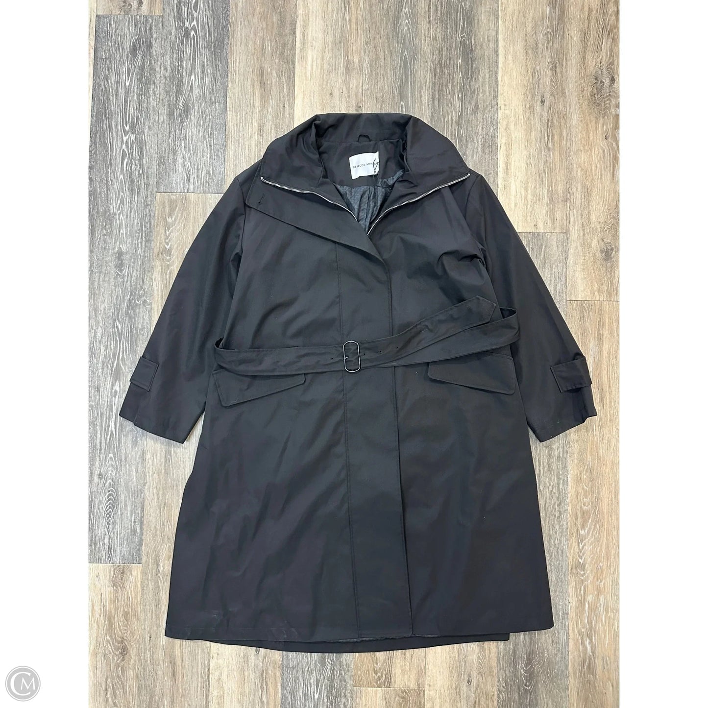 Coat Designer By Rebecca Minkoff In Black, Size: L