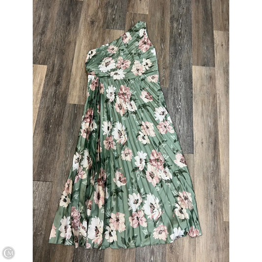 *Dress Party Long By Abercrombie And Fitch In Green, Size: Xlp