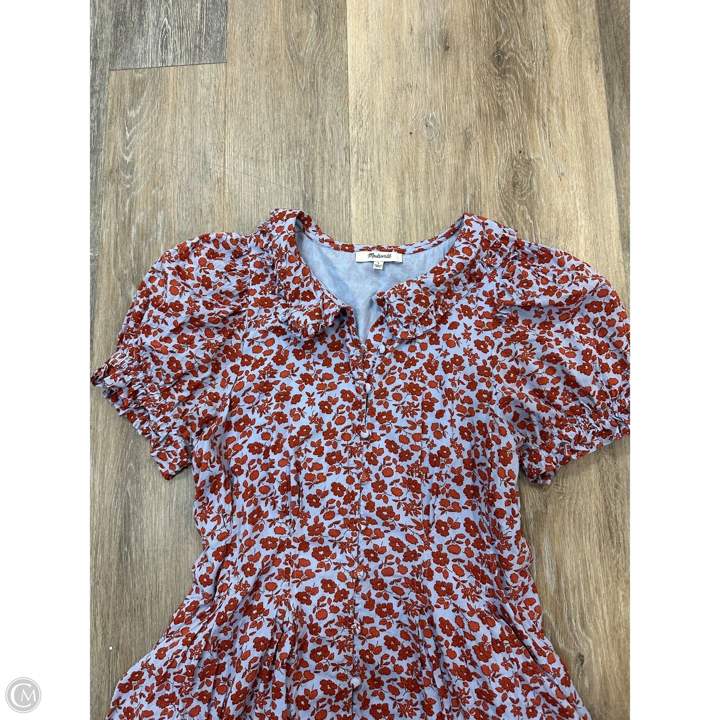 Dress Casual Short By Madewell In Floral Print, Size: 6