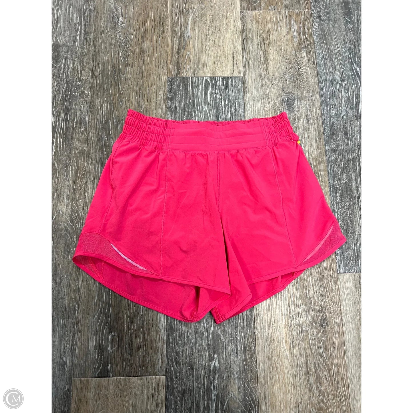 Athletic Shorts By Lululemon In Pink, Size: 4