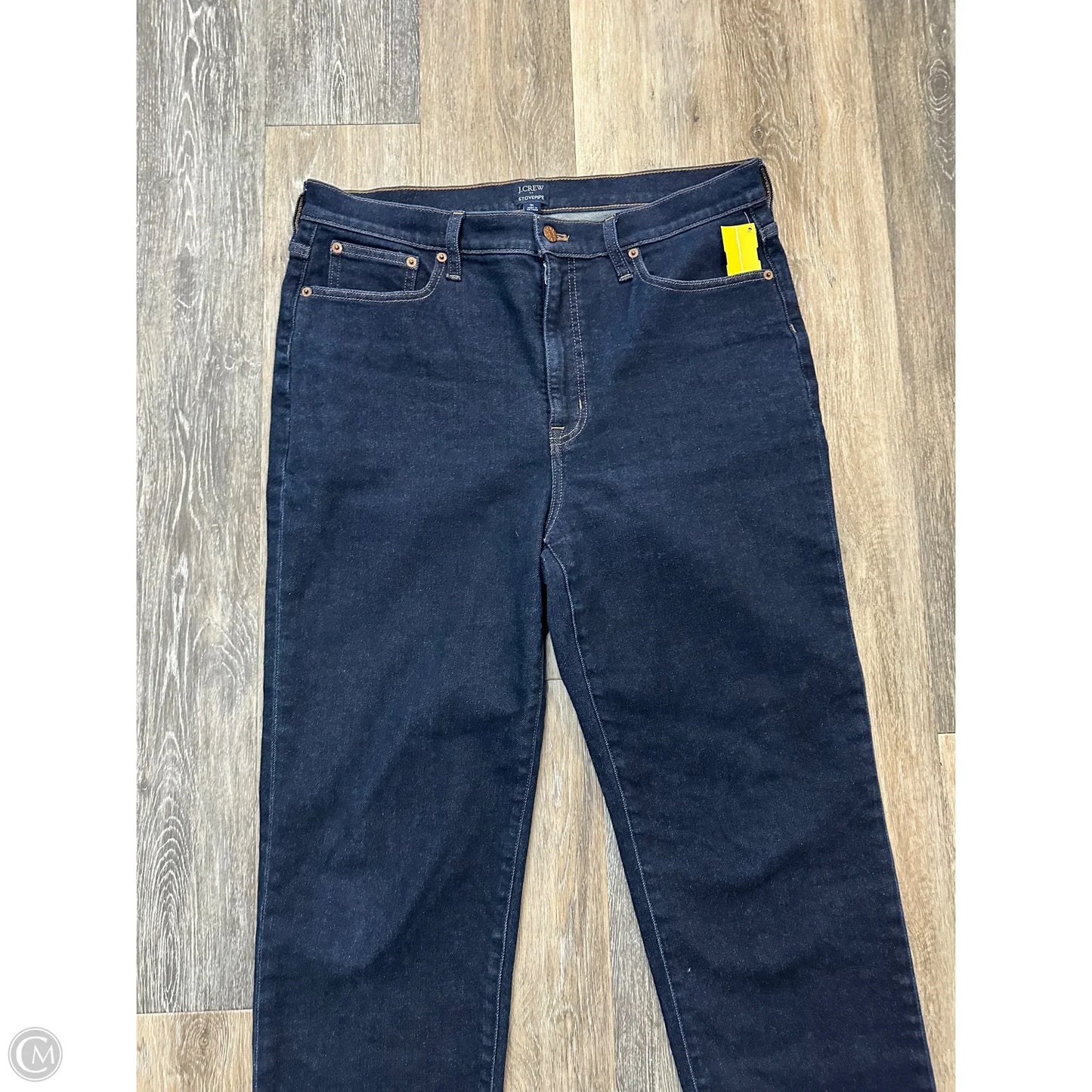 Jeans Straight By J. Crew In Blue Denim, Size: 12