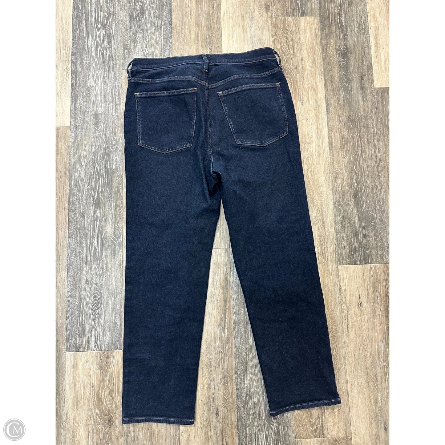 Jeans Straight By J. Crew In Blue Denim, Size: 12