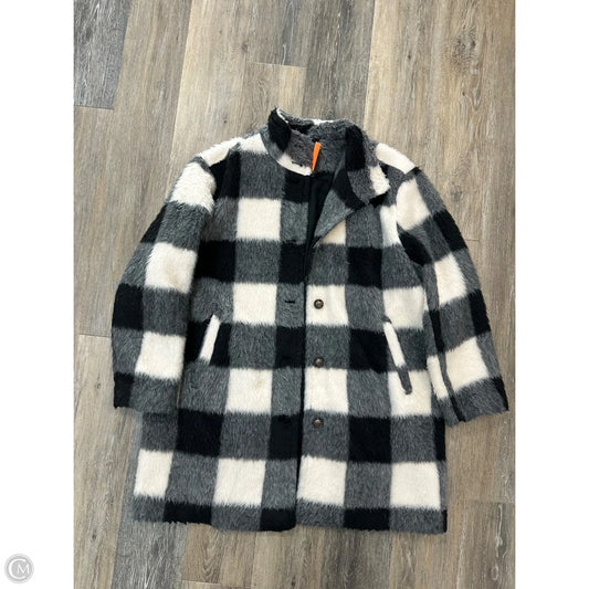 Coat Faux Fur & Sherpa By Marine Layer In Black & White, Size: Xl