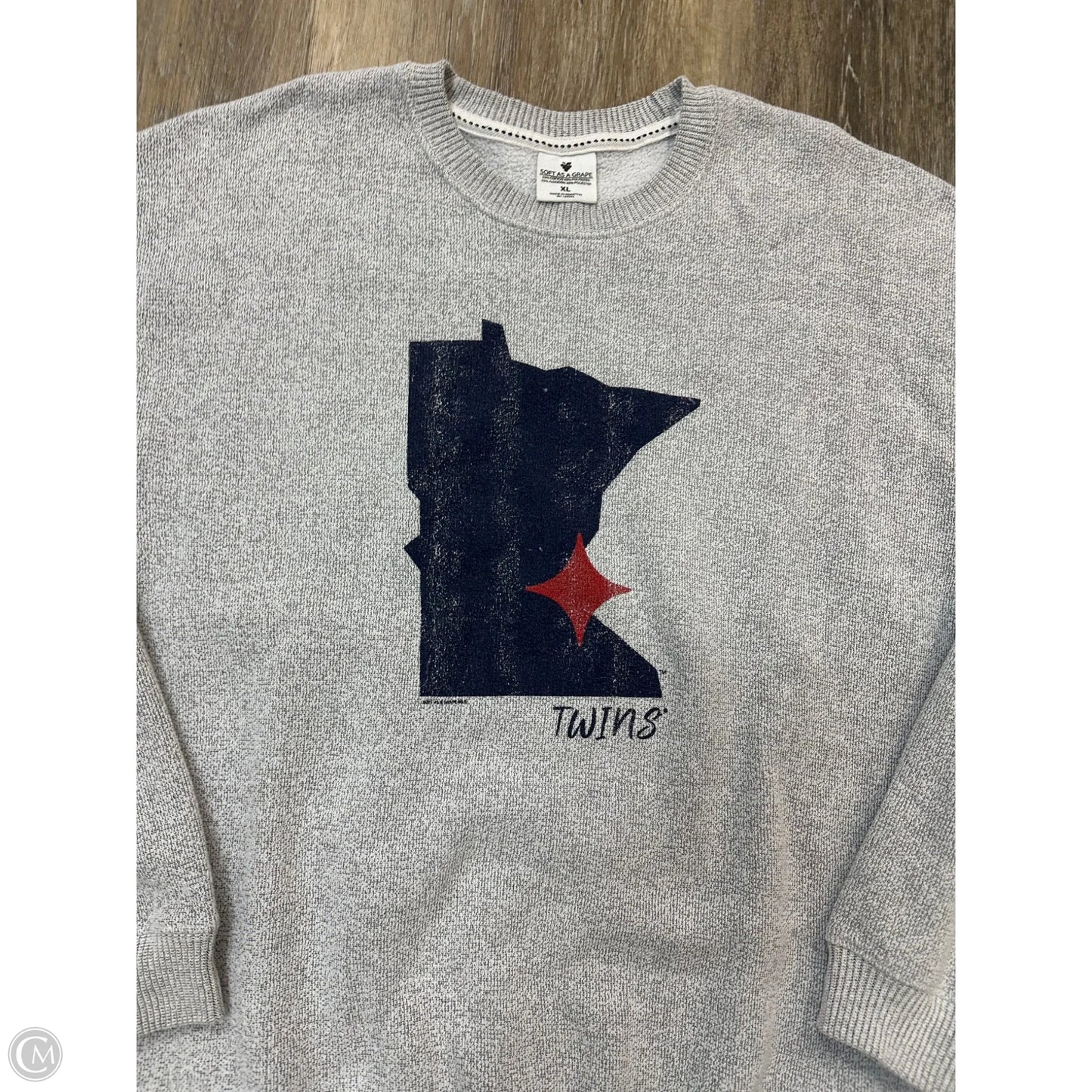 Sweater By Soft as a grape In Grey, Size: Xl