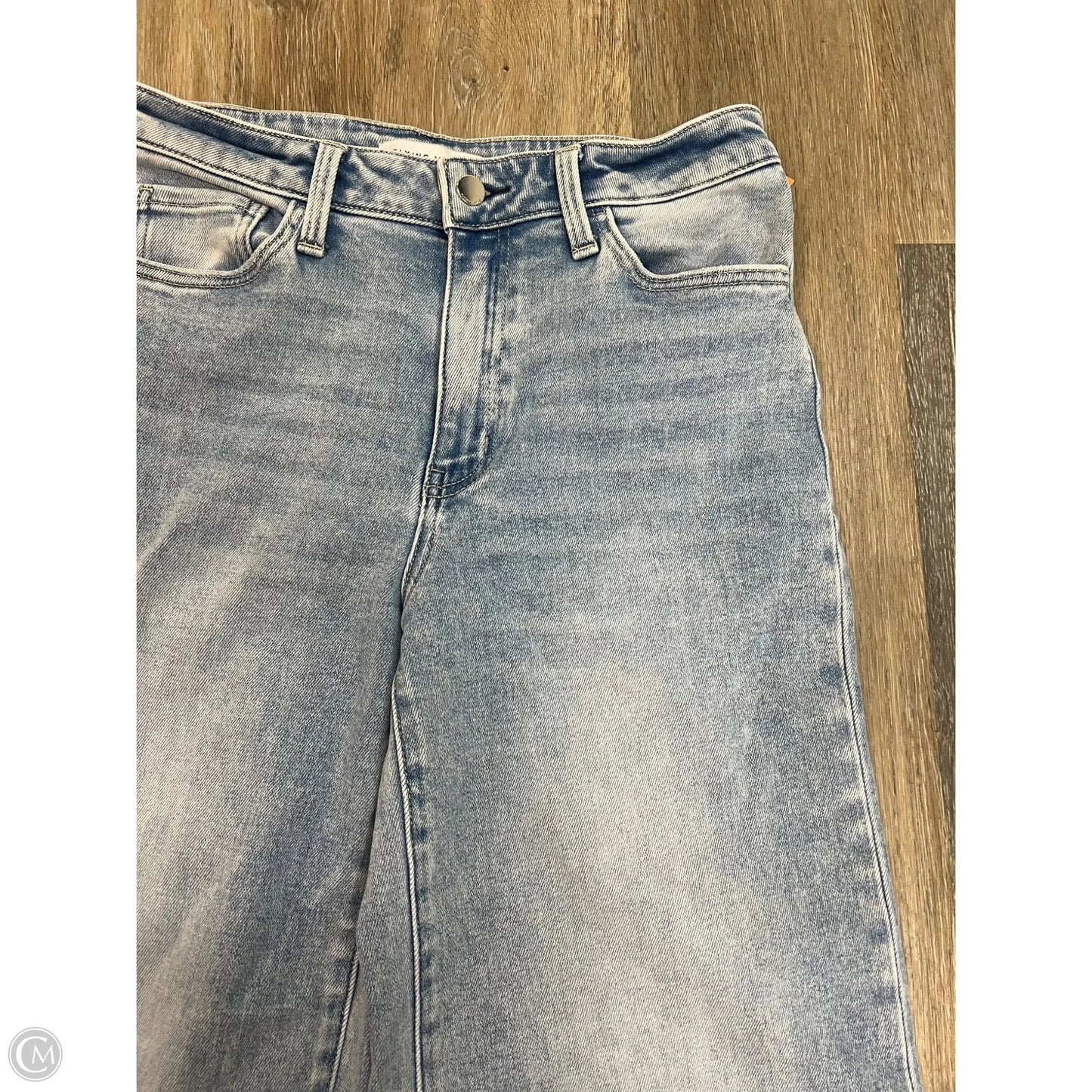 -Jeans Wide Leg By Flying Monkey In Blue Denim, Size: 6