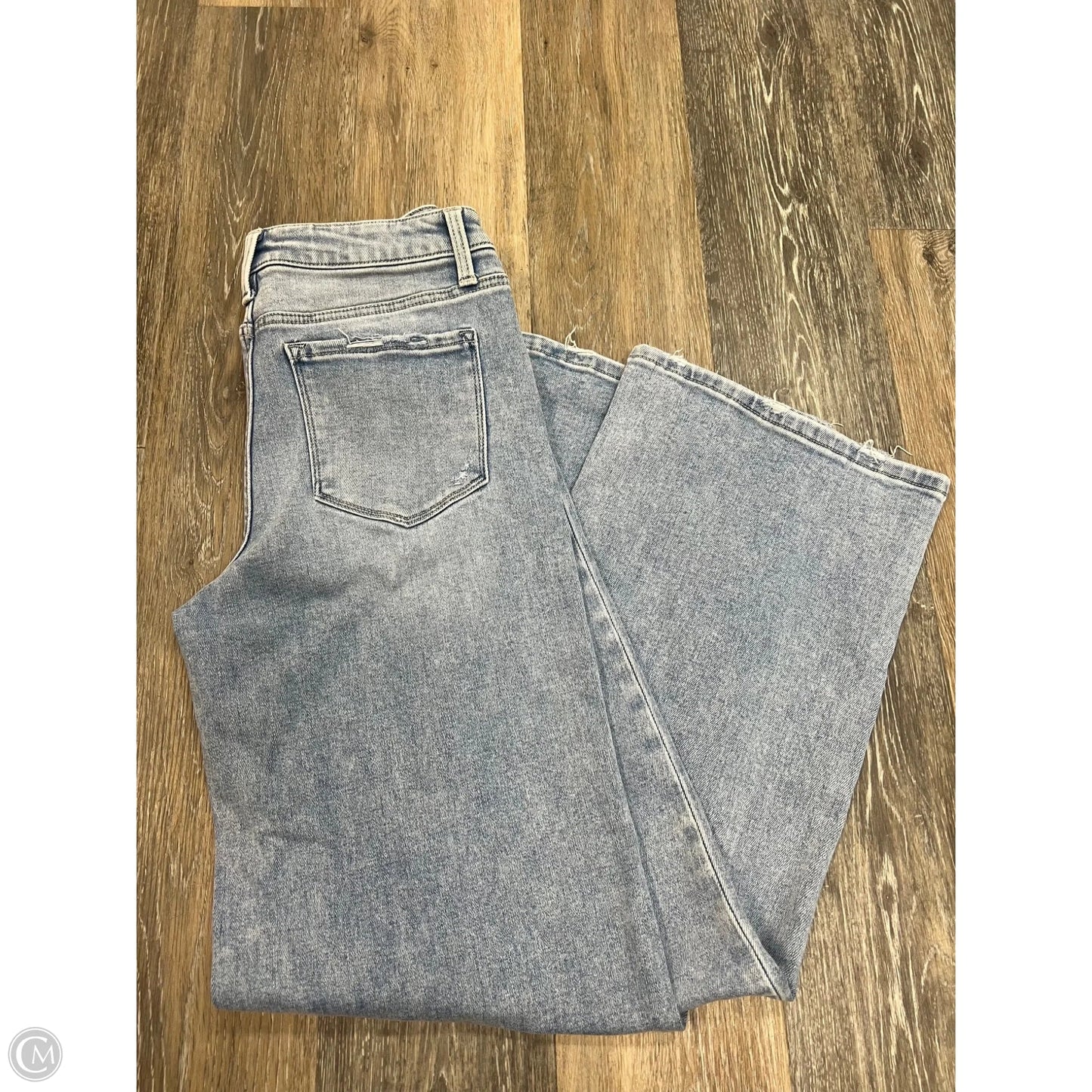 -Jeans Wide Leg By Flying Monkey In Blue Denim, Size: 6
