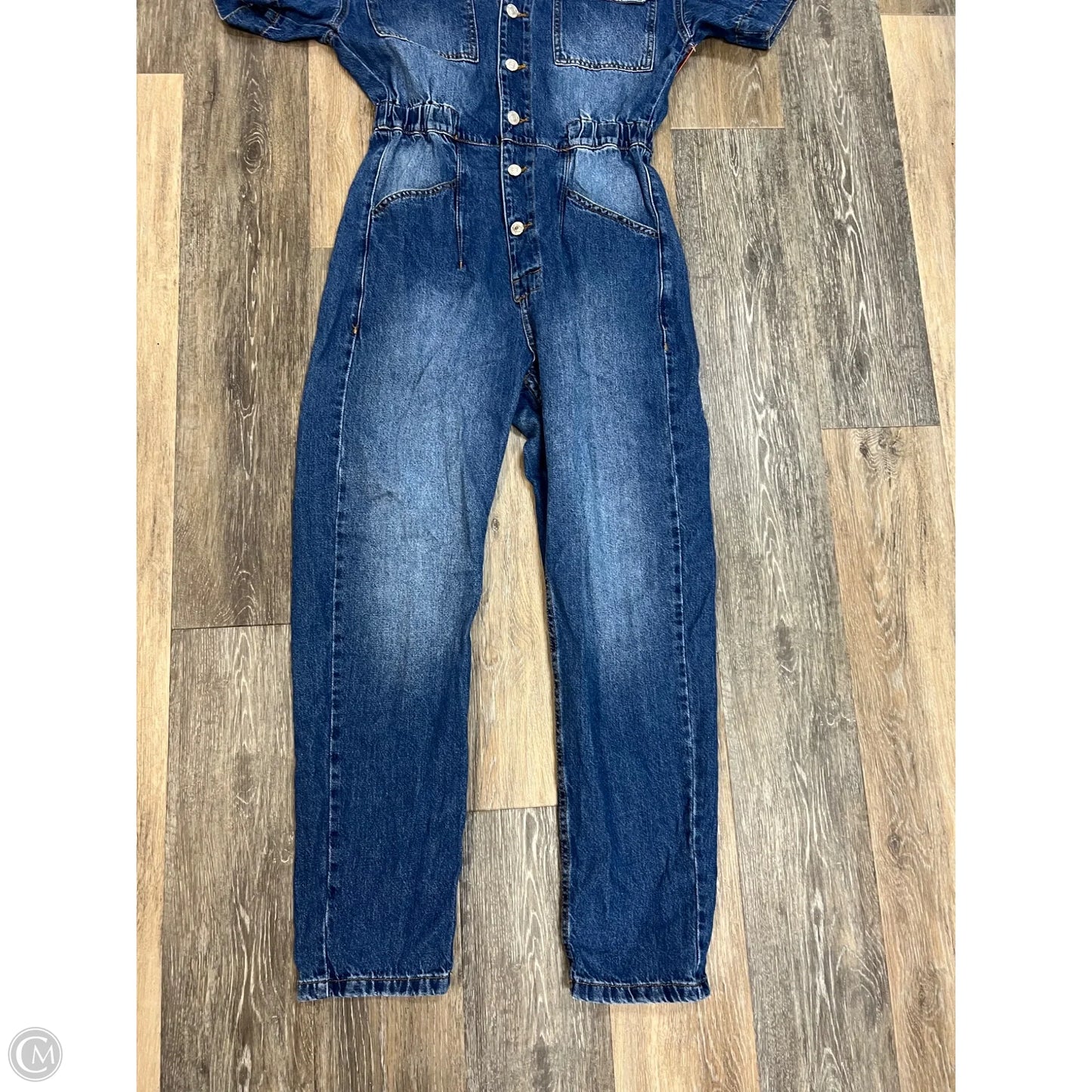 -Jumpsuit By We The Free In Blue Denim, Size: S