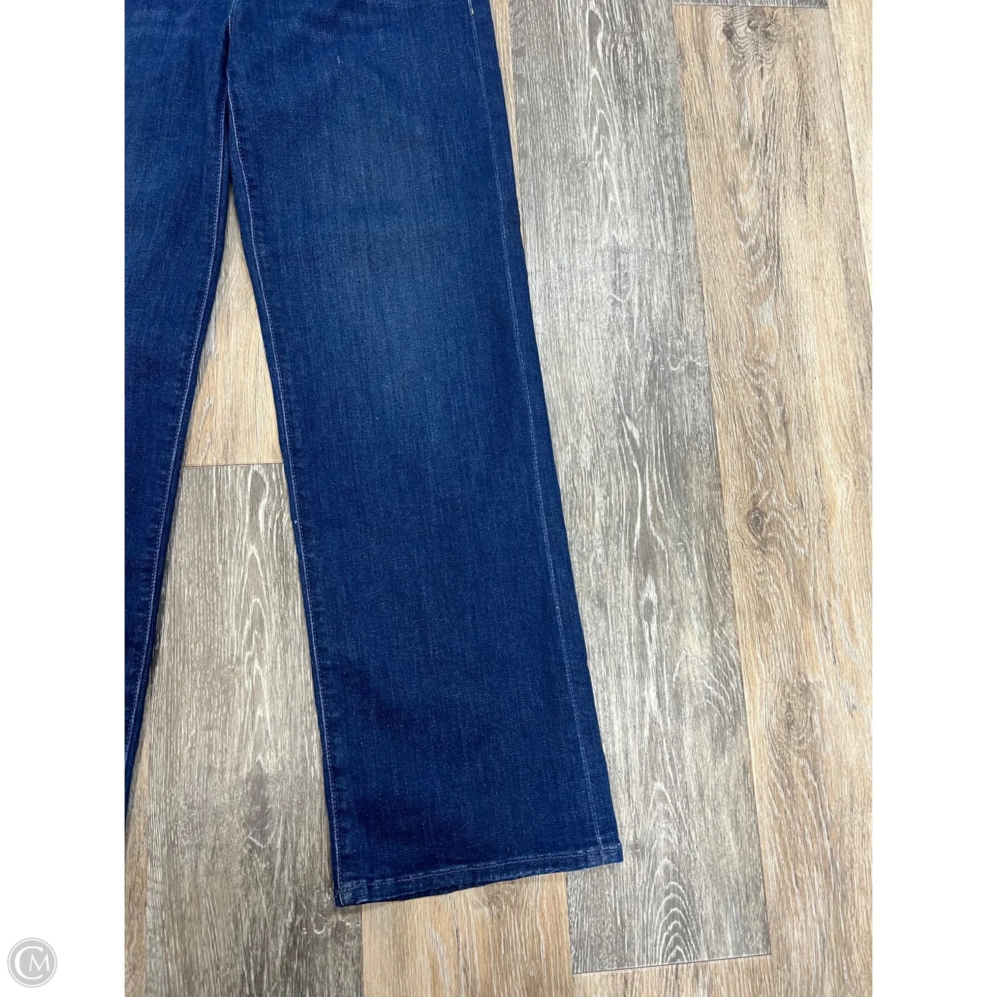 Jeans Straight By Mother In Blue Denim, Size: 0/24