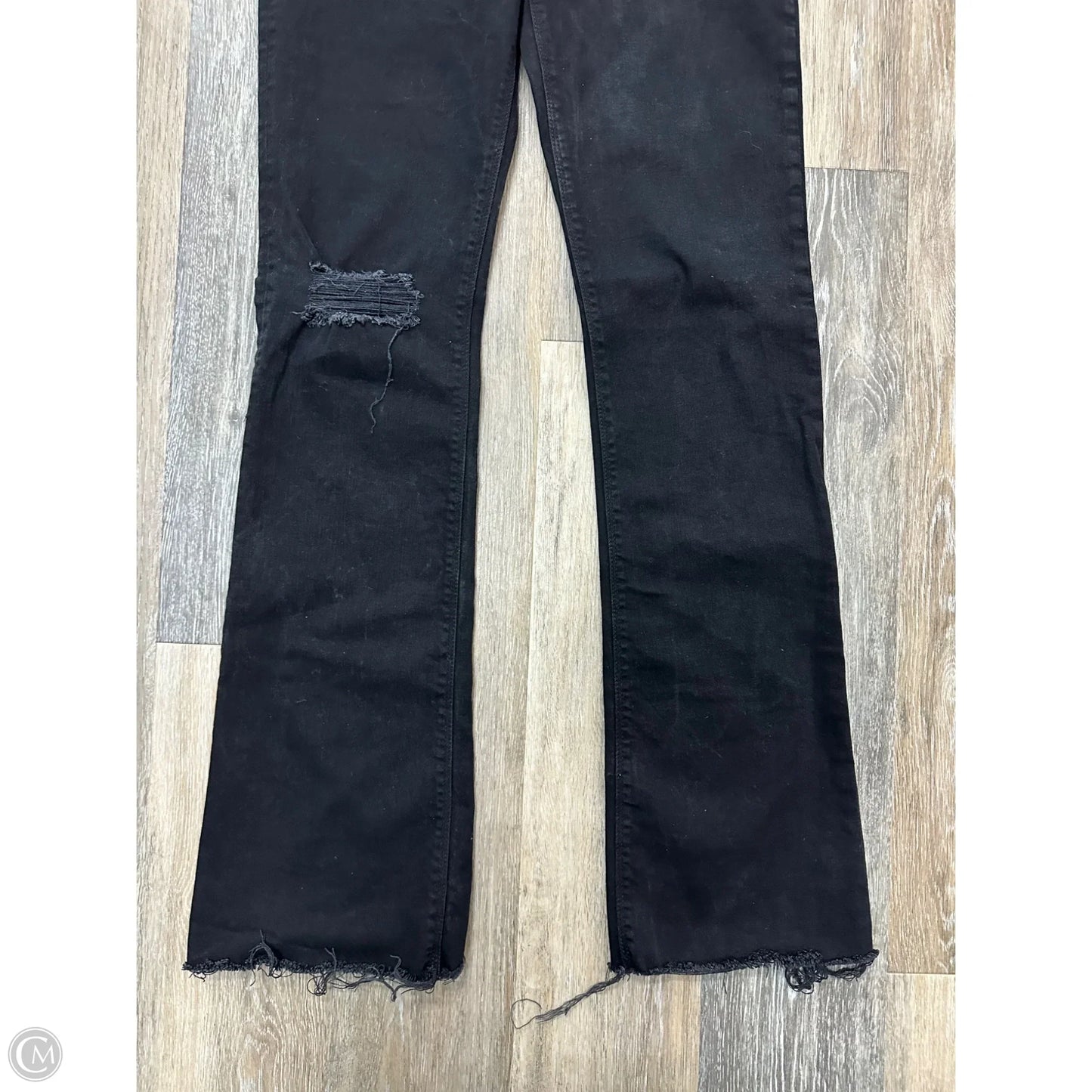 Jeans Boot Cut By Hudson In Black Denim, Size: 10