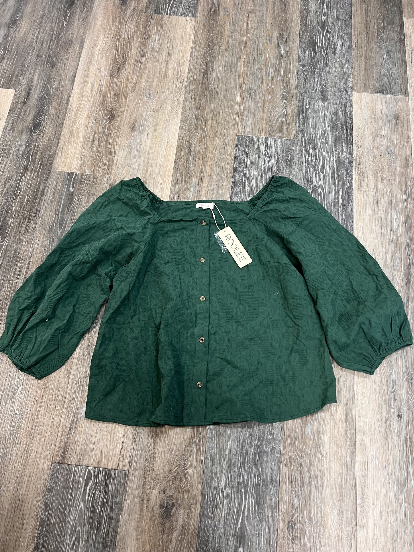 Blouse Long Sleeve By Roolee  Size: Xl