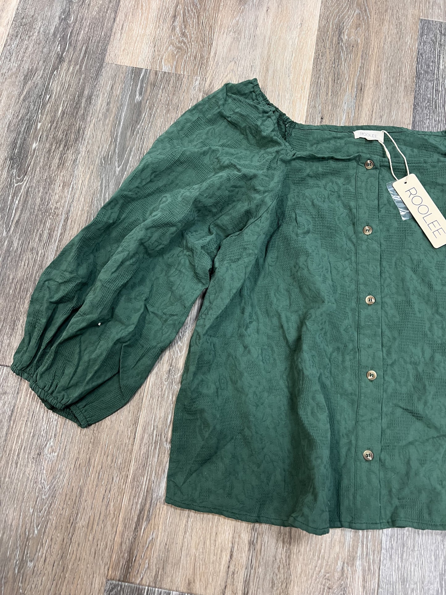 Blouse Long Sleeve By Roolee  Size: Xl