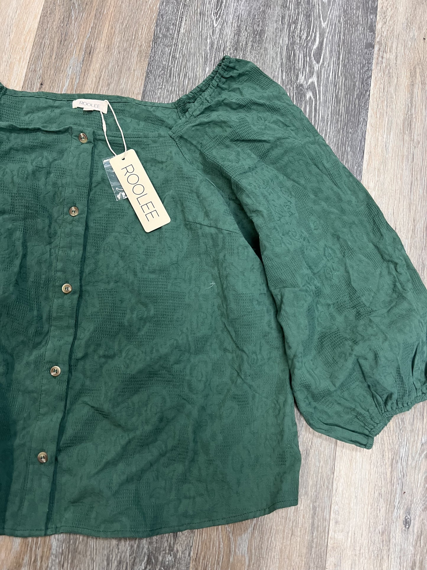 Blouse Long Sleeve By Roolee  Size: Xl