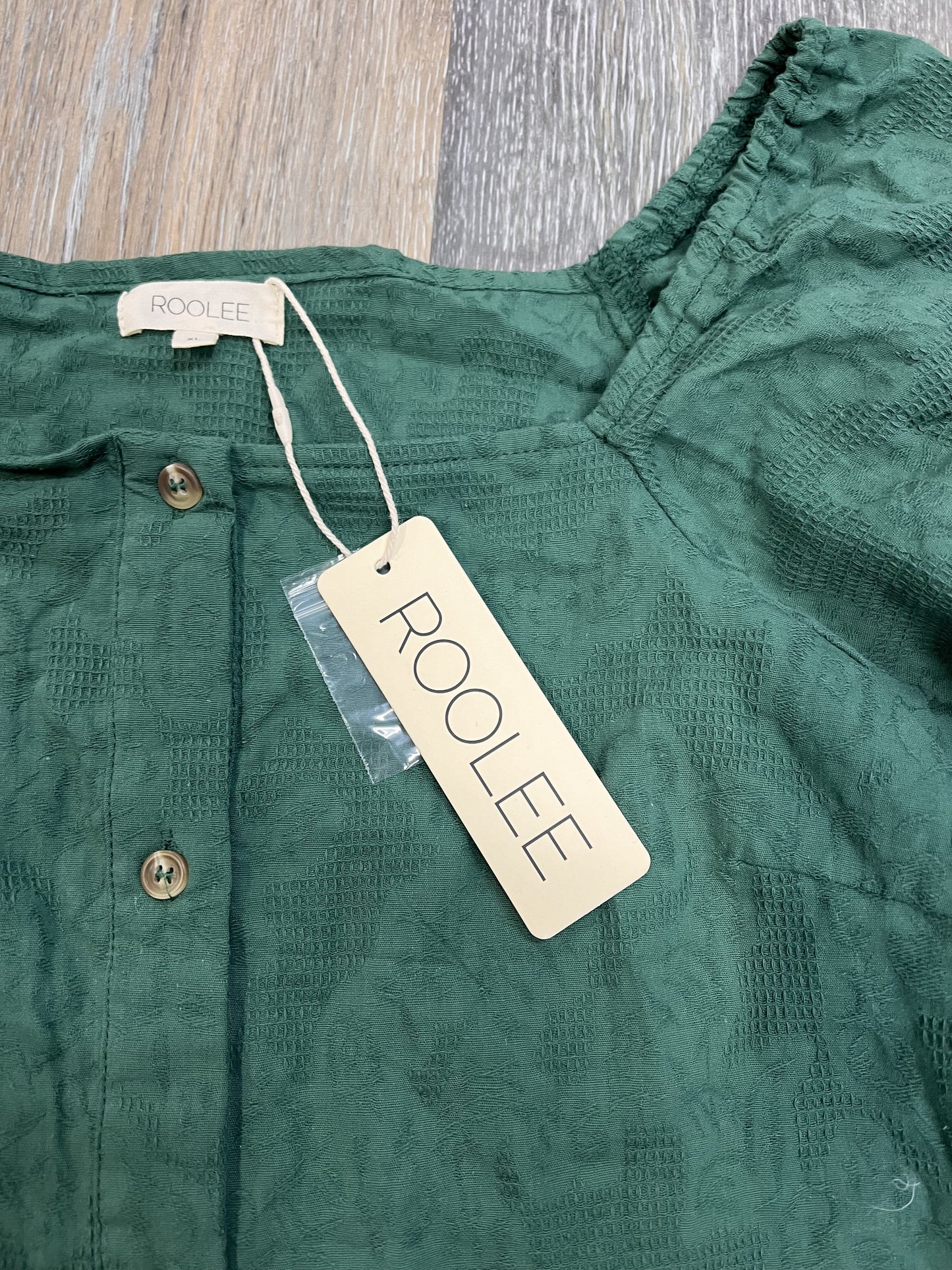 Blouse Long Sleeve By Roolee  Size: Xl