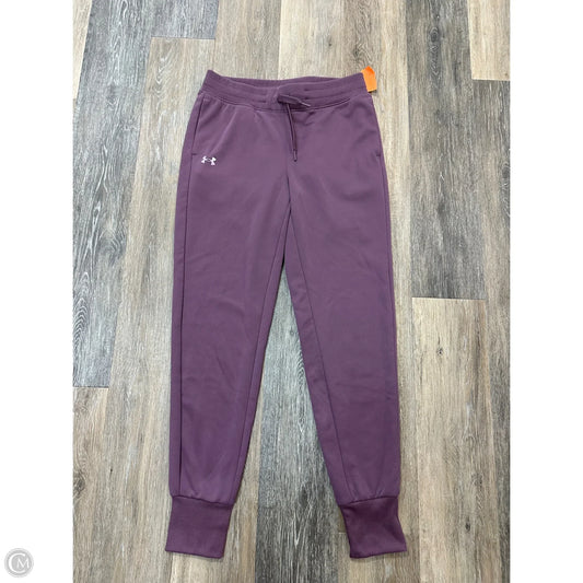 Athletic Pants By Under Armour In Purple, Size: S