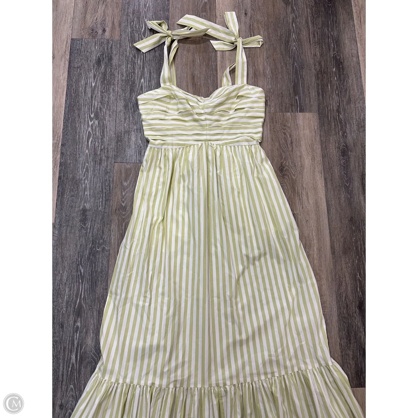Dress Casual Maxi By Express In Striped Pattern, Size: Xs