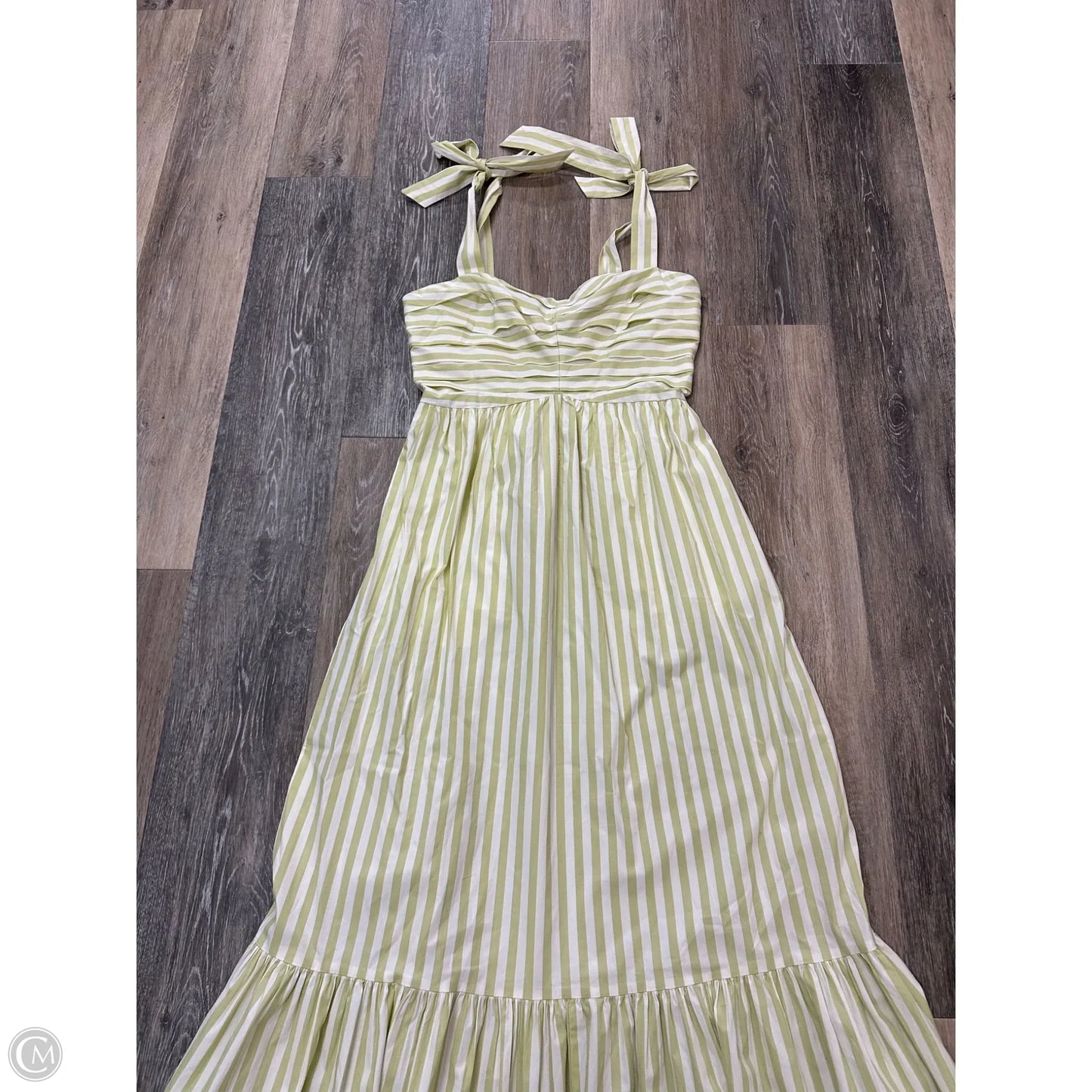 Dress Casual Maxi By Express In Striped Pattern, Size: Xs