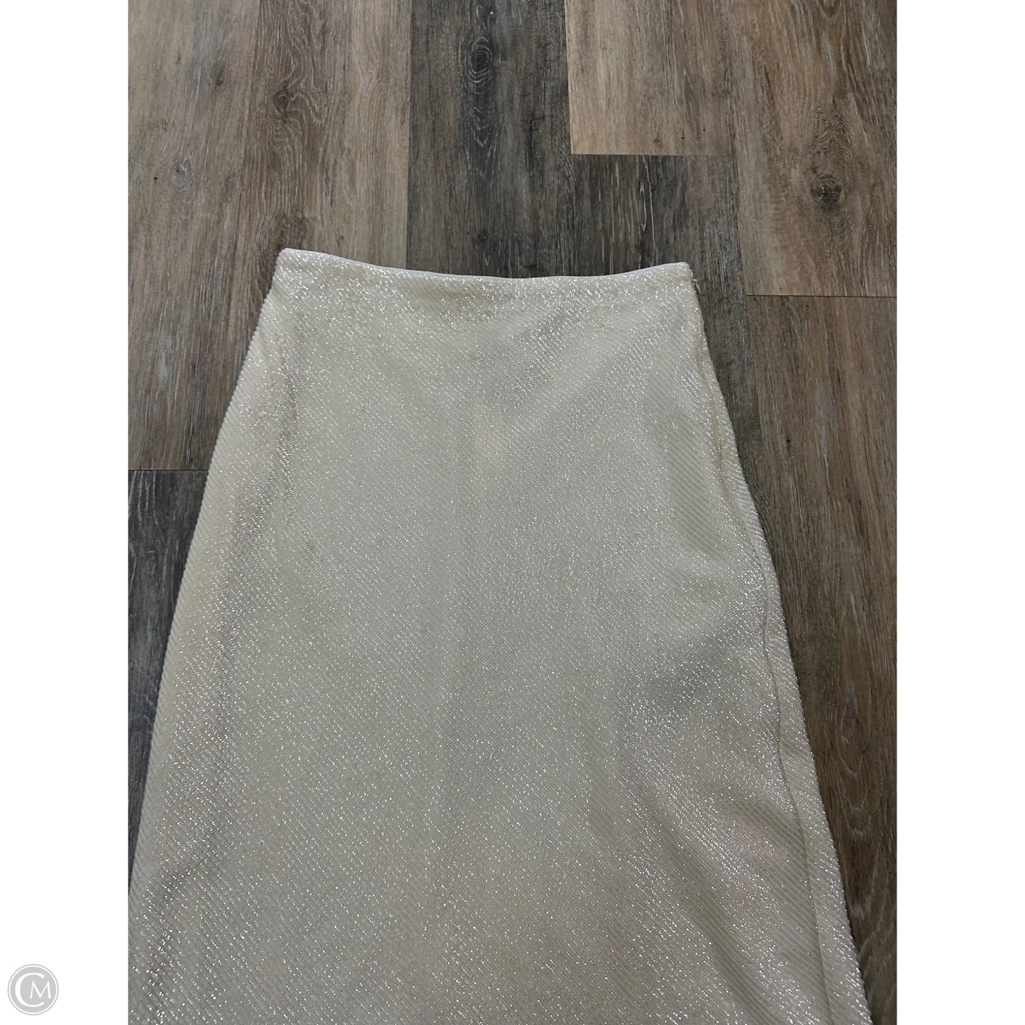 Skirt Maxi By Banana Republic In Cream, Size: S
