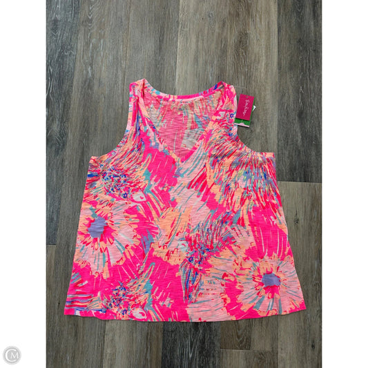Tank Top Designer By Lilly Pulitzer In Pink, Size: Xl