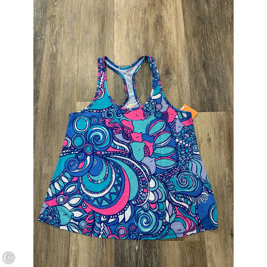 Tank Top Designer By Lilly Pulitzer In Blue, Size: L