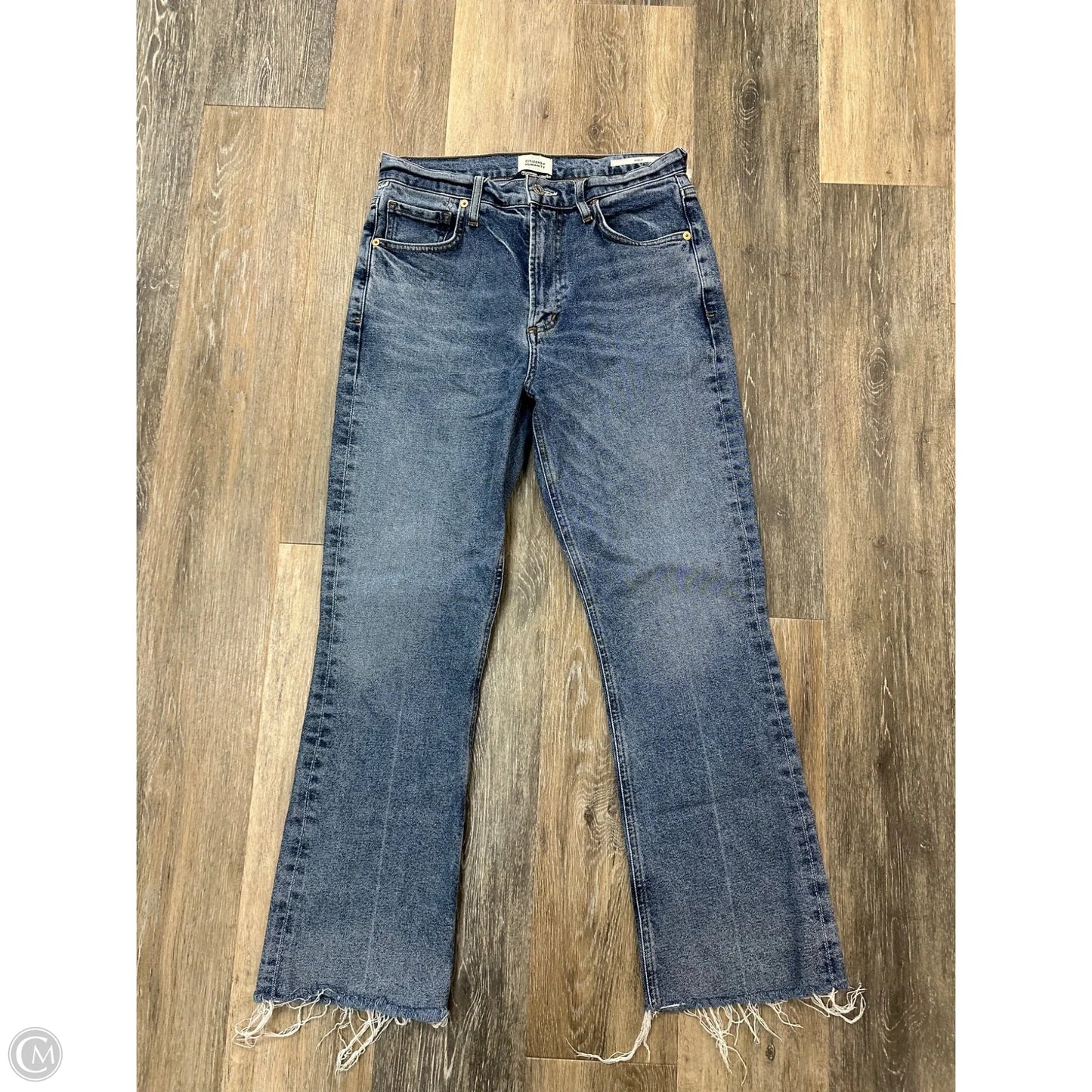Jeans Straight By Citizens Of Humanity In Blue Denim, Size: 4