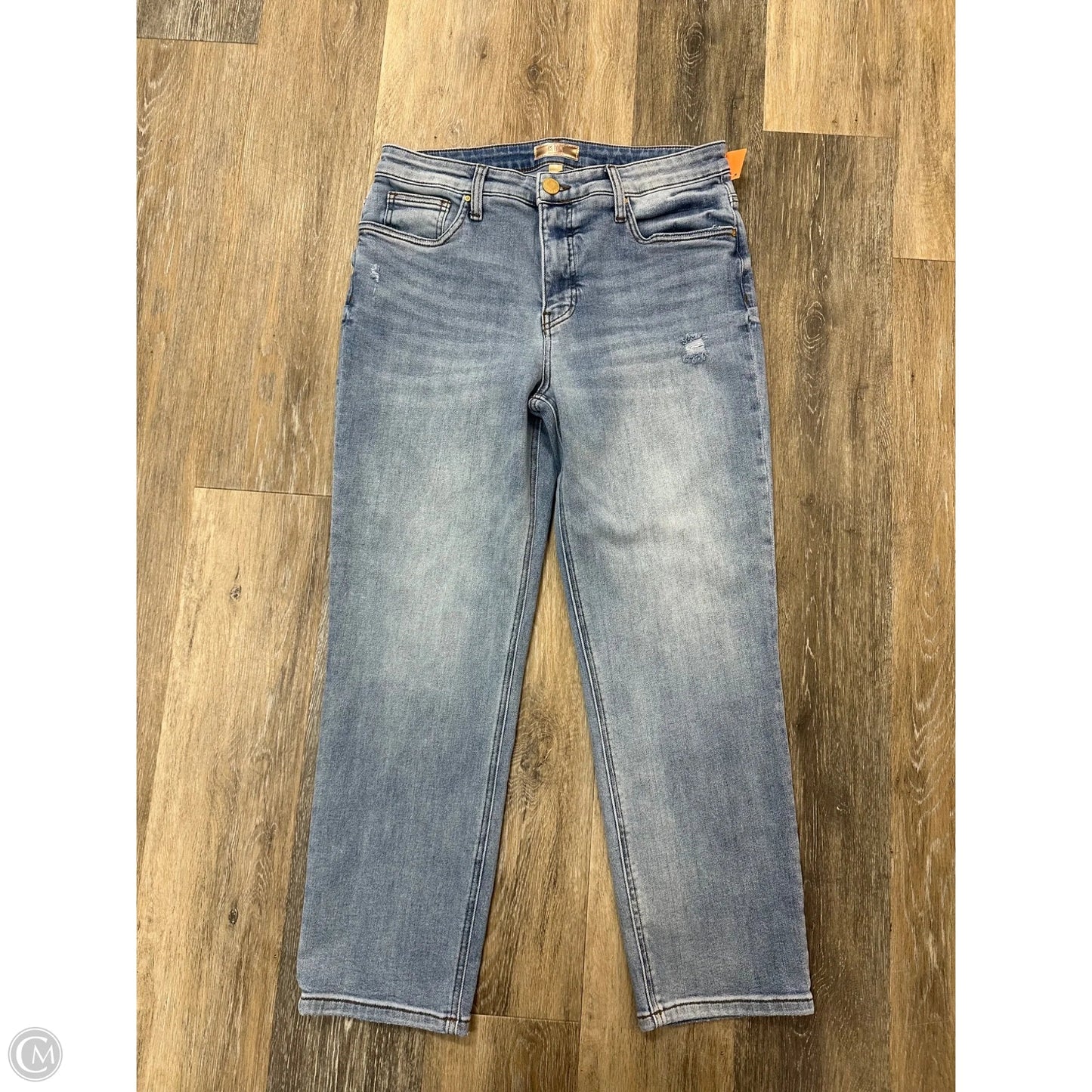 Jeans Straight By Kut In Blue Denim, Size: 10