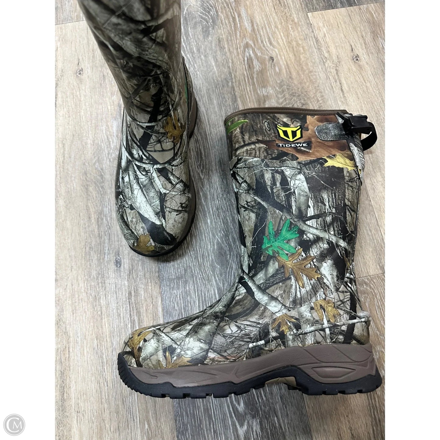 Boots Rain By Tidewe In Camouflage Print, Size: 6