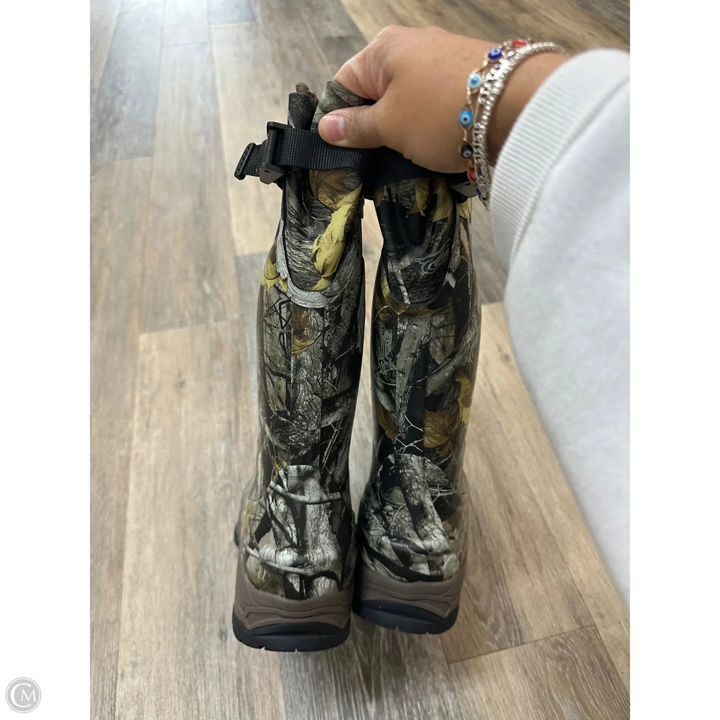 Boots Rain By Tidewe In Camouflage Print, Size: 6