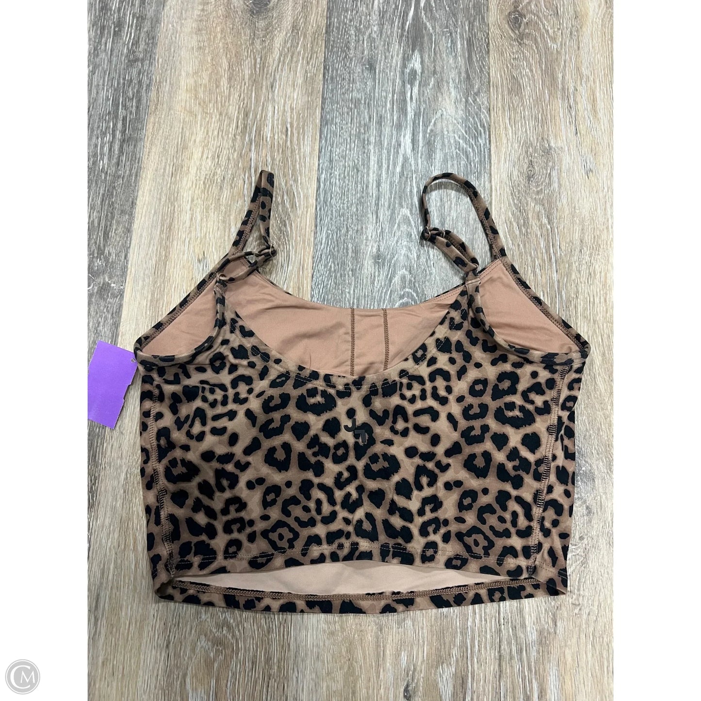 Athletic Tank Top By Joy Lab In Animal Print, Size: S