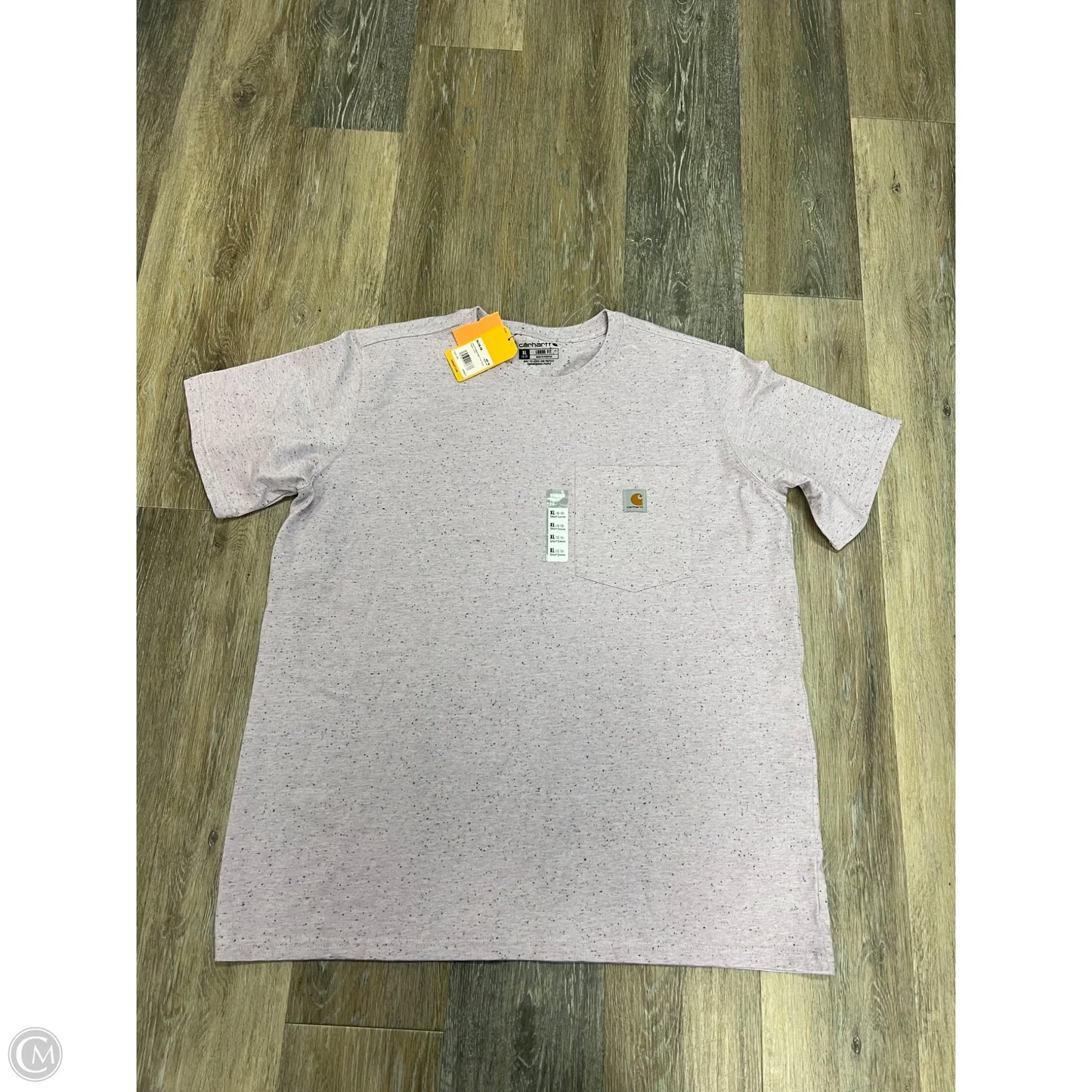 Top Short Sleeve By Carhartt In Purple, Size: Xl