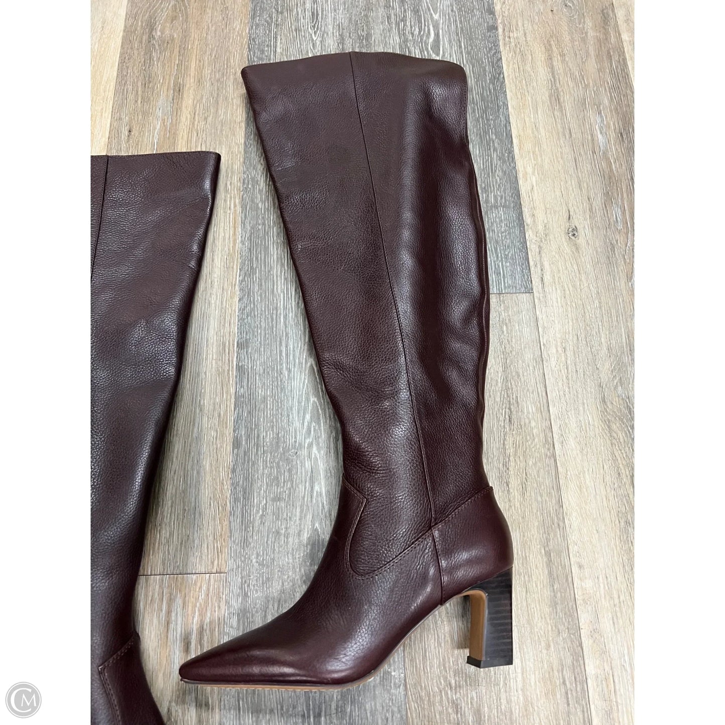 Boots Knee Heels By Vince Camuto In Brown, Size: 9
