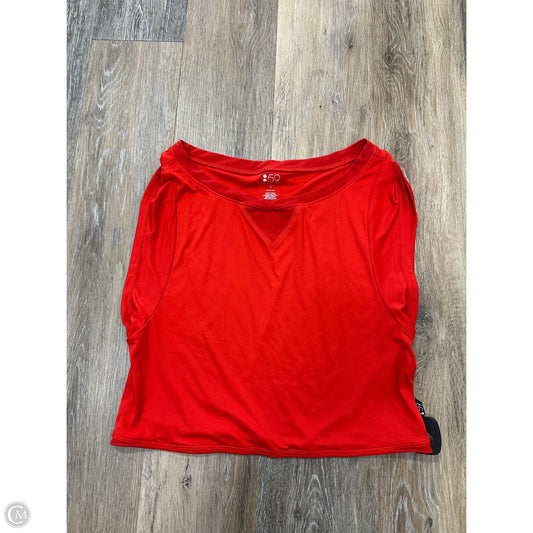 Athletic Top Short Sleeve By Splits59 In Red, Size: S