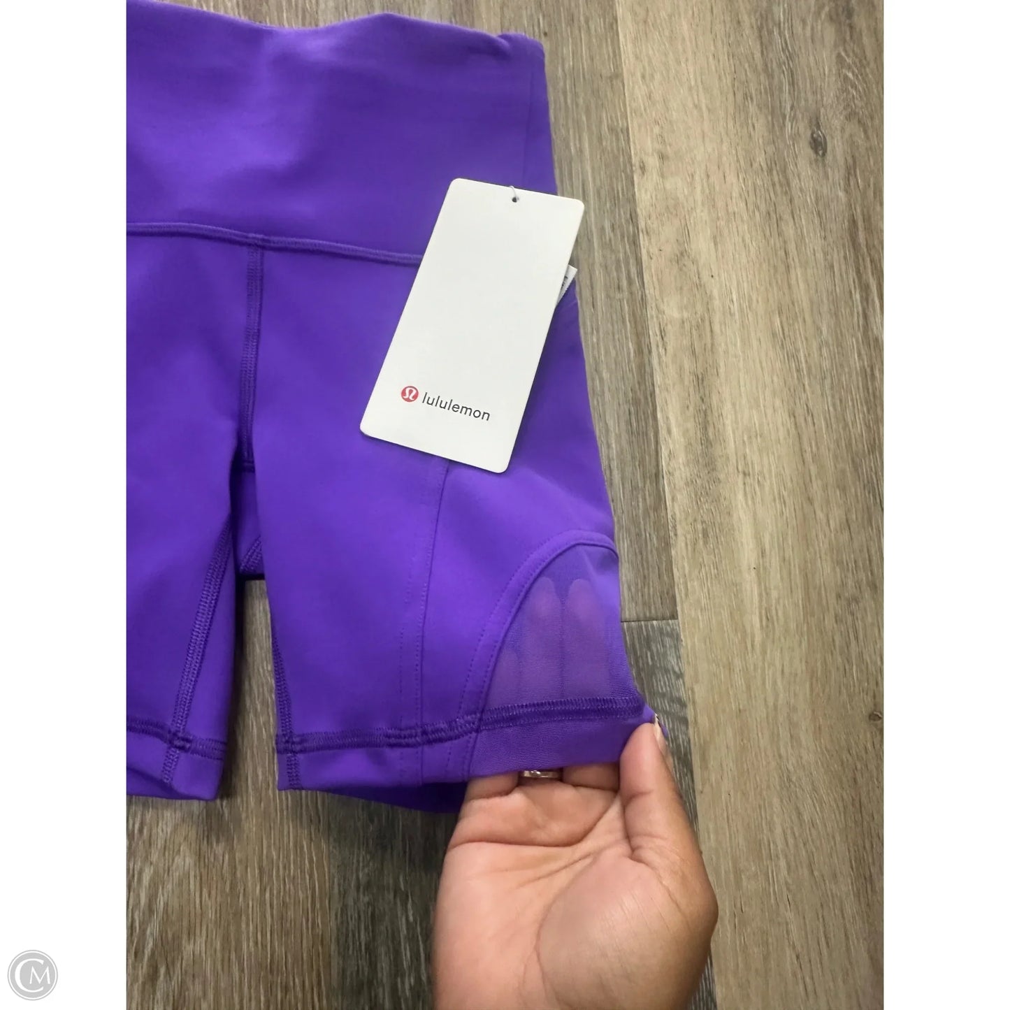 Athletic Shorts By Lululemon In Purple, Size: 0