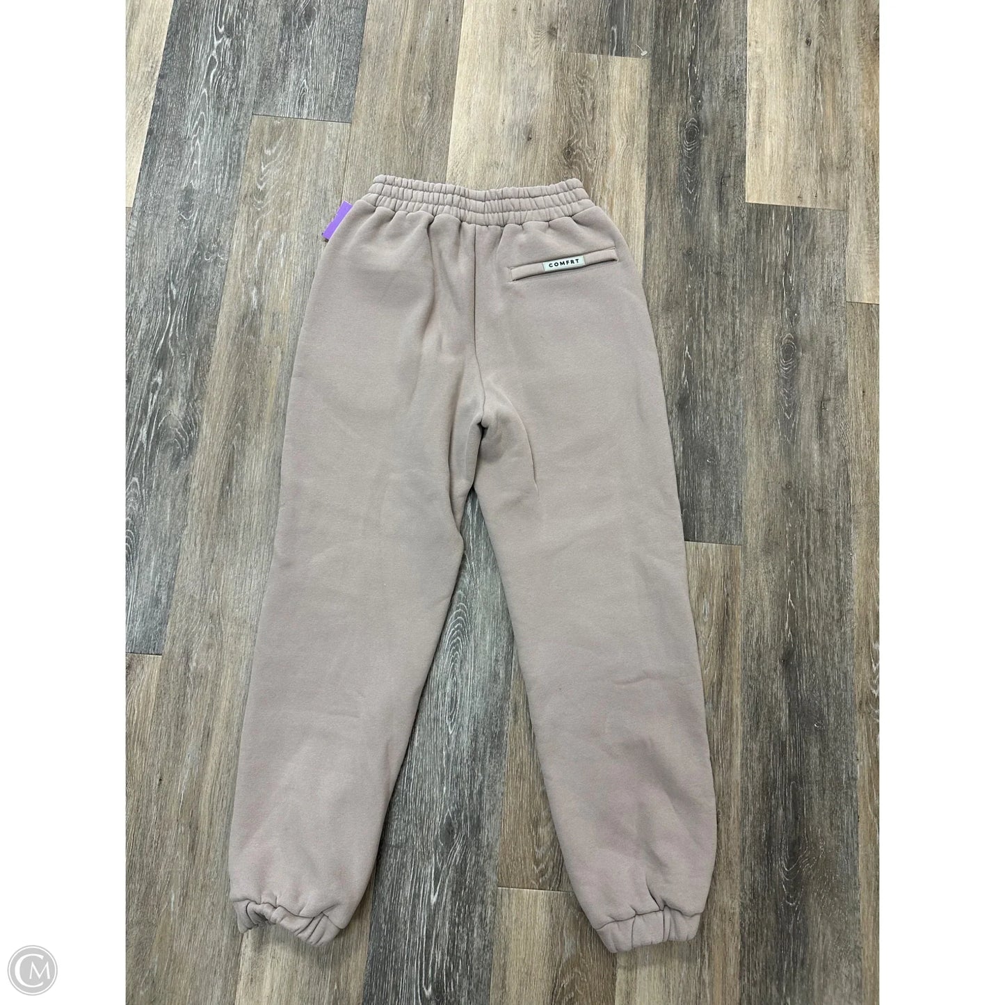 Athletic Pants By Comfrt In Tan, Size: S
