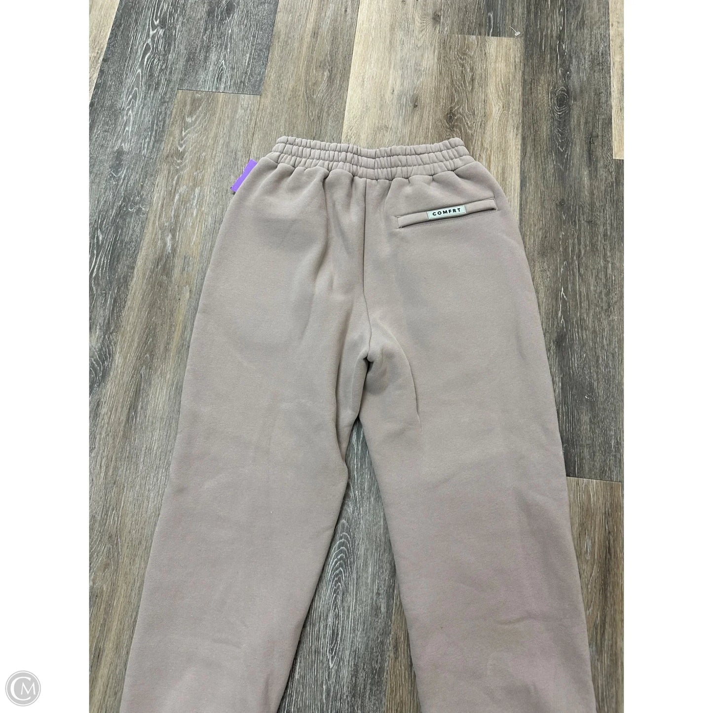 Athletic Pants By Comfrt In Tan, Size: S