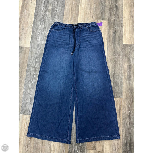 Jeans Wide Leg By Judy Blue In Blue Denim, Size: 10