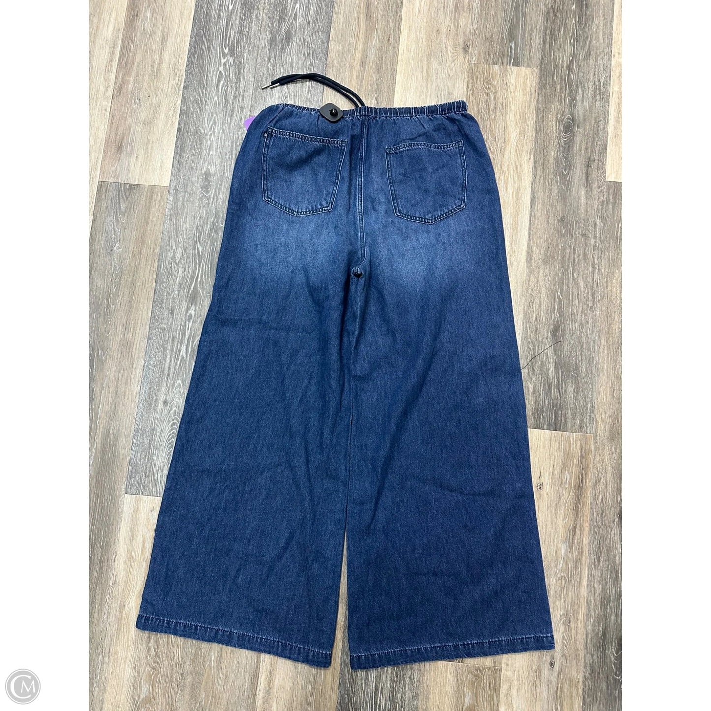 Jeans Wide Leg By Judy Blue In Blue Denim, Size: 10