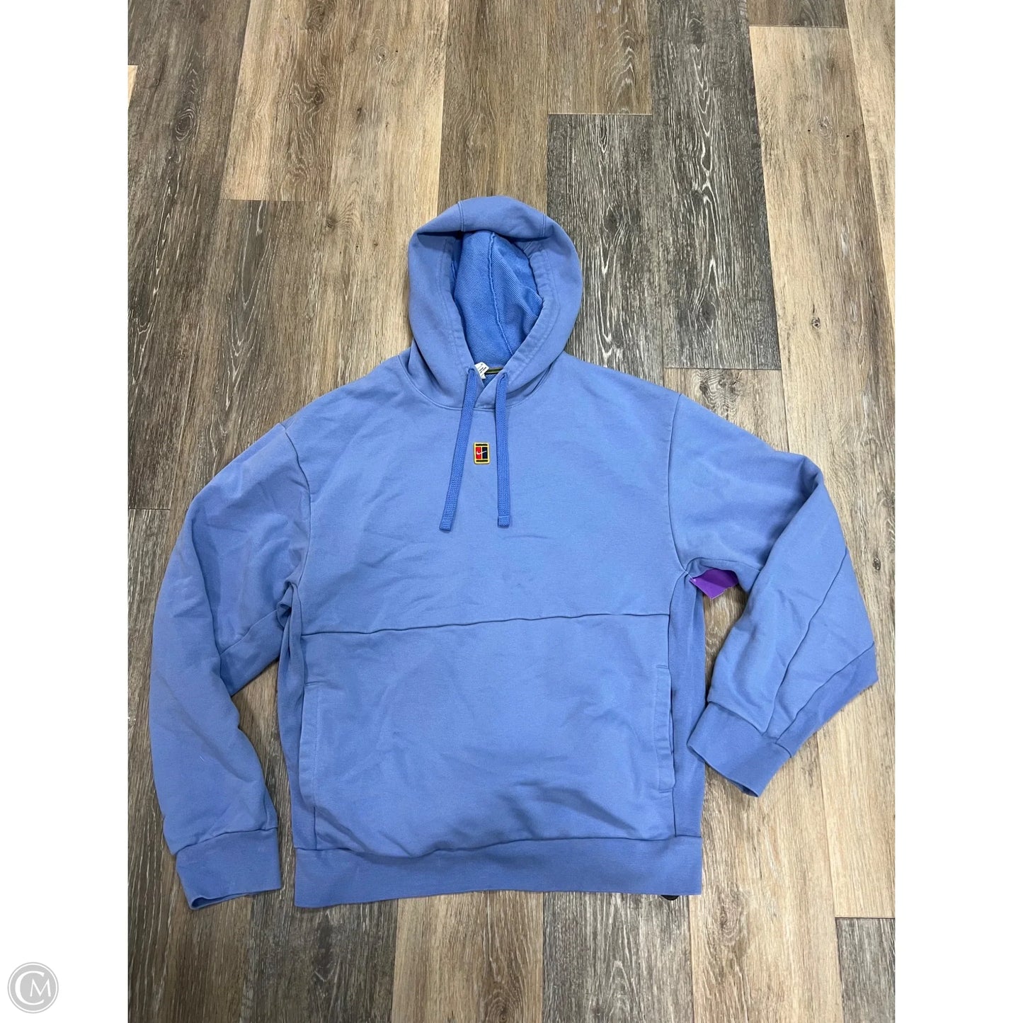 Athletic Sweatshirt Hoodie By Nike Apparel In Blue, Size: M