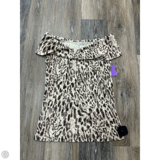 Top Sleeveless By Pilcro In Animal Print, Size: M