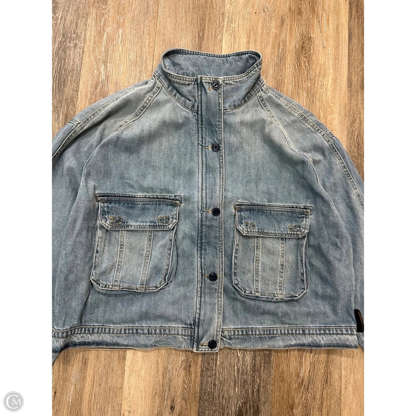 Jacket Denim By Risen In Blue Denim, Size: 2x