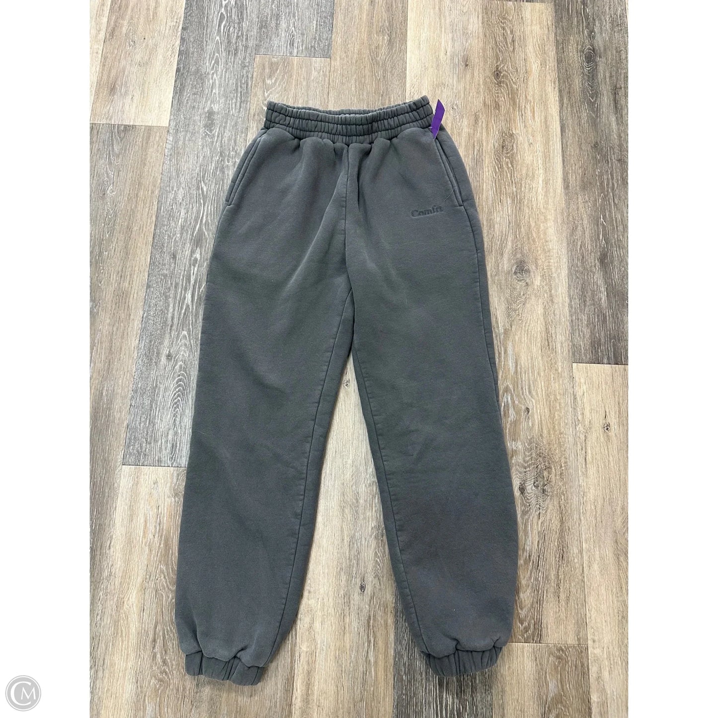 Athletic Pants By Comfrt In Grey, Size: S