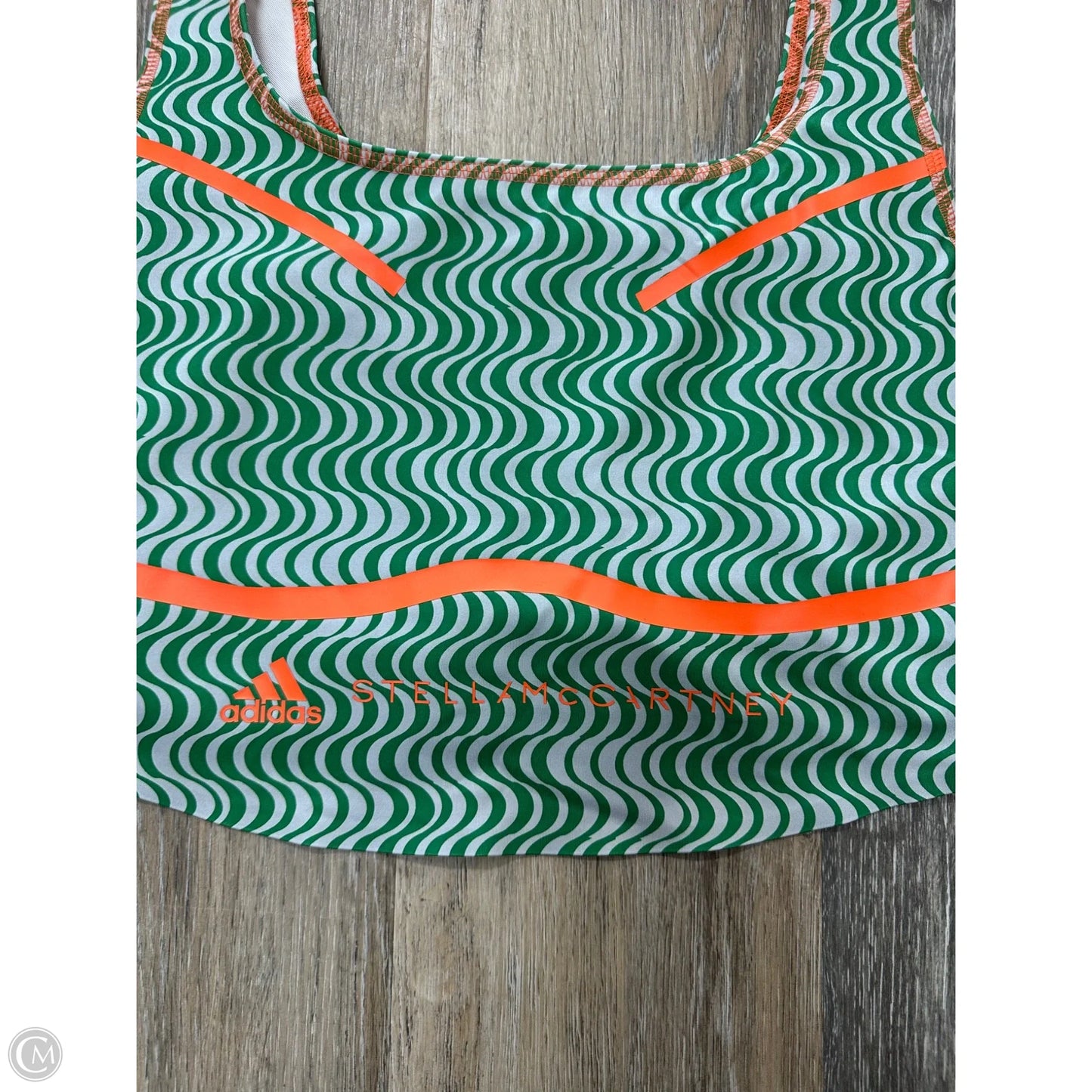 Athletic Bra By Adidas In Green, Size: 1x