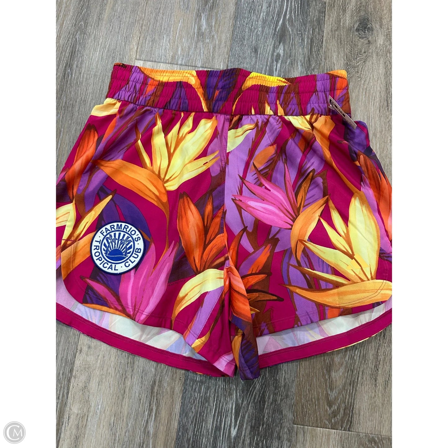 Athletic Shorts By Adidas In Floral Print, Size: M