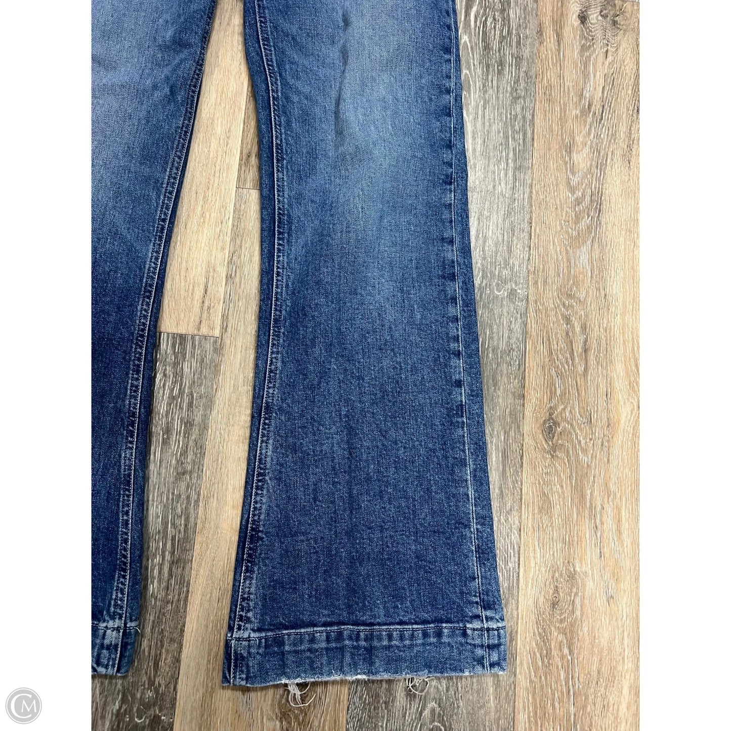 Jeans Wide Leg By Paige In Blue Denim, Size: 2